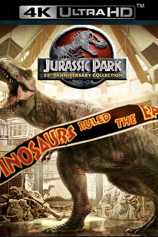 Jurassic Park 4 Film Collection [Ultraviolet - 4K UHD or iTunes - 4K UHD via MA]